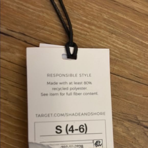 NWT- Shade & Shore One Shoulder Cut Out One Piece Swimsuit-S - Picture 4 of 6